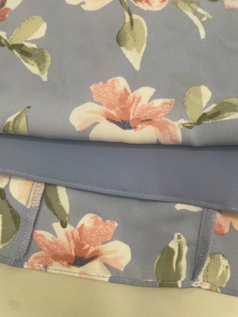 Abercrombie & Fitch Blue Floral Midi string halter XS - Picture 2 of 9